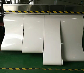 白色食品輸送帶 白色食品輸送帶